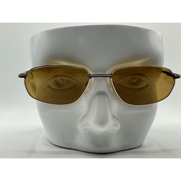 NEW Vintage Sunglasses | Non RX | Narrow Style | Brown & Gold | Zeiss | #870 - Picture 2 of 10